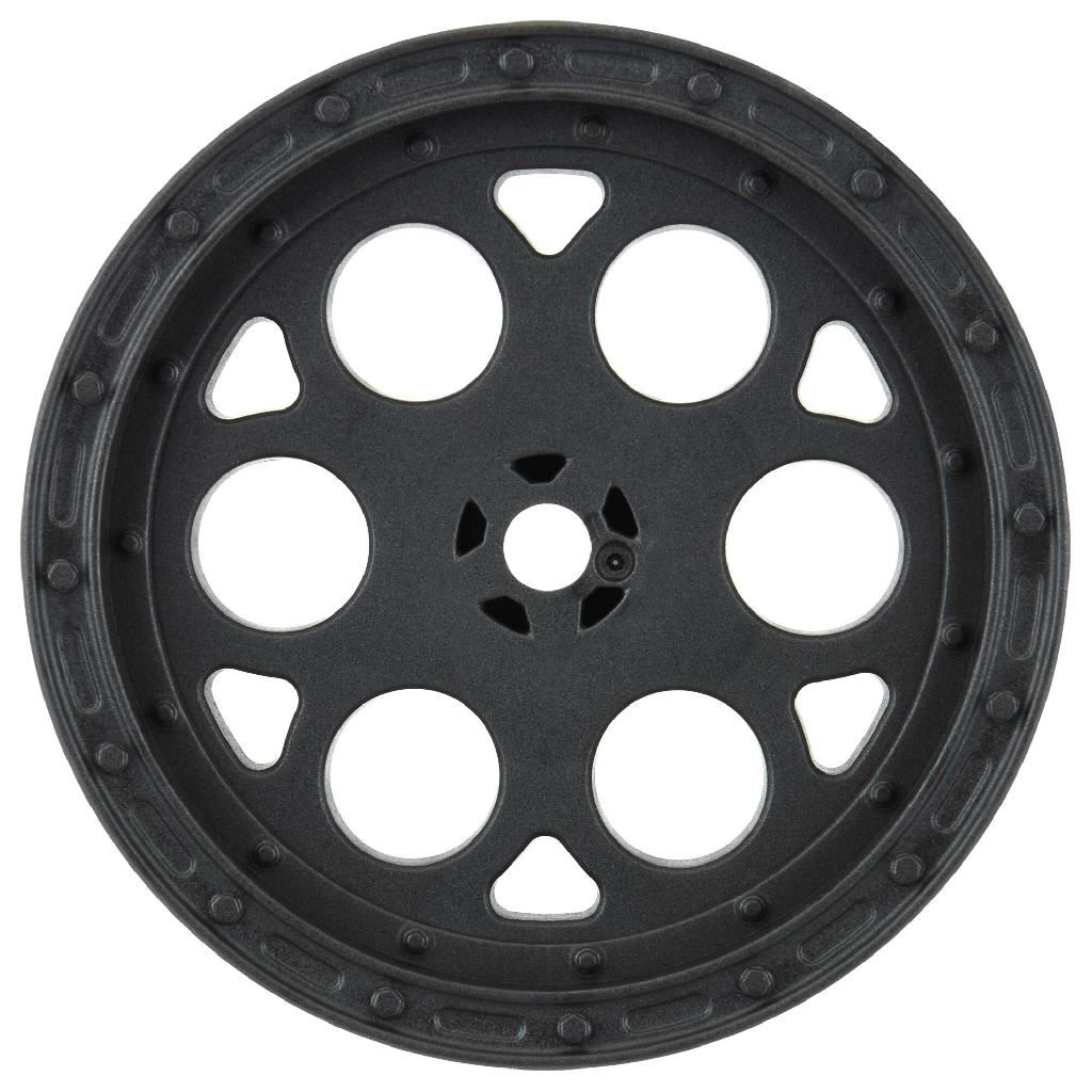 Proline 1/10 Showtime Rear 2.2In 12mm Sprint Car Wheels (2) Black