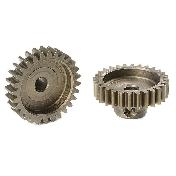 Corally M0.6 Pinion Short Hardened Steel 28 Teeth Shaft Dia. 3.17mm