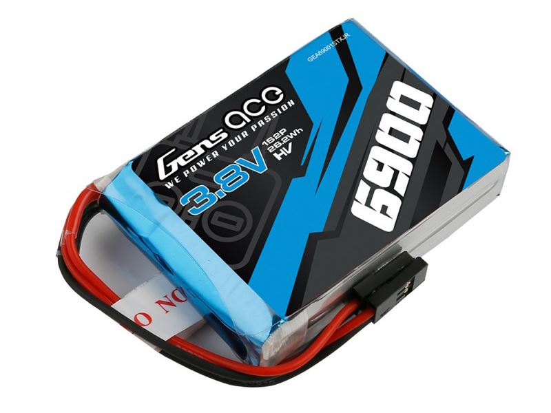 Gens Ace Li-Po 1S 3.7V Hv 6900Mah Tx With Jr