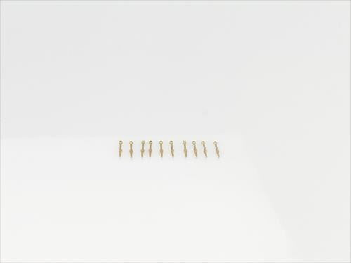 RACTIVE 1 Hole Stanchion, Brass 6mm (Pk10)