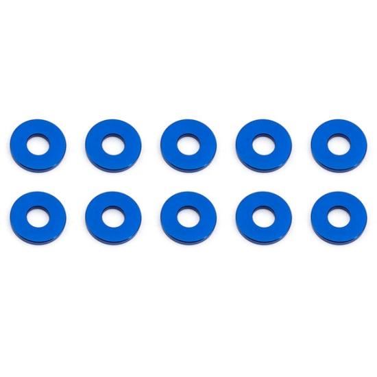 ASSOCIATED BULKHEAD WASHERS 7.8 x 1.0mm BLUE ALUMINIUM (10)
