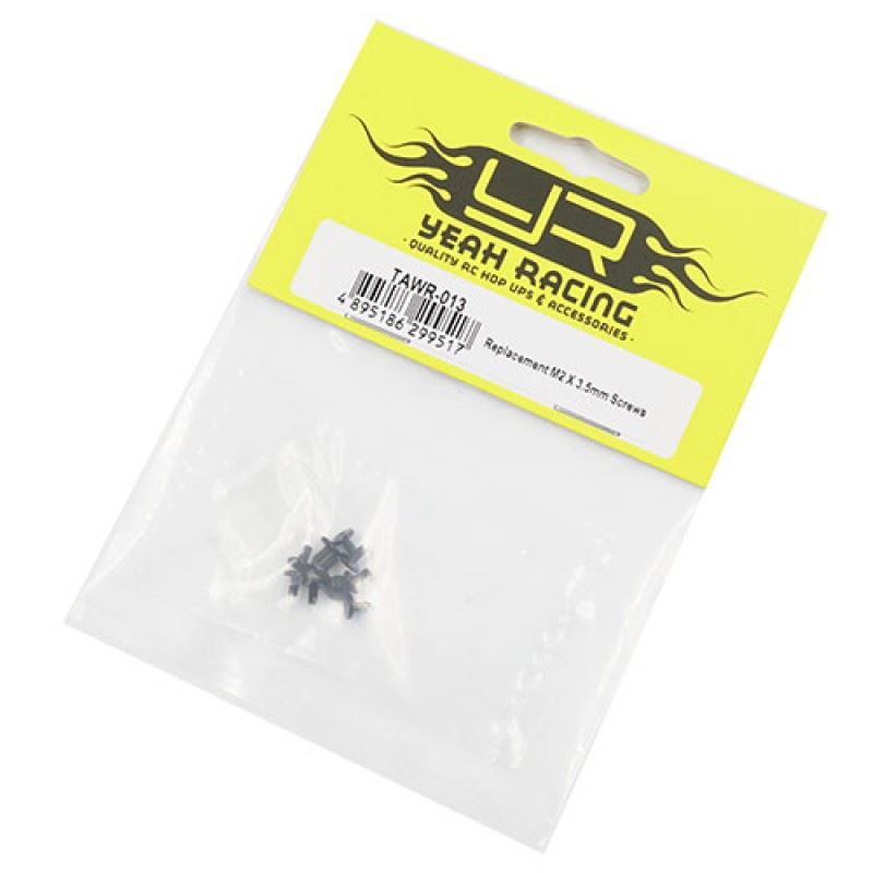 Yeah Racing M2 X 3.5mm Screws 10pcs
