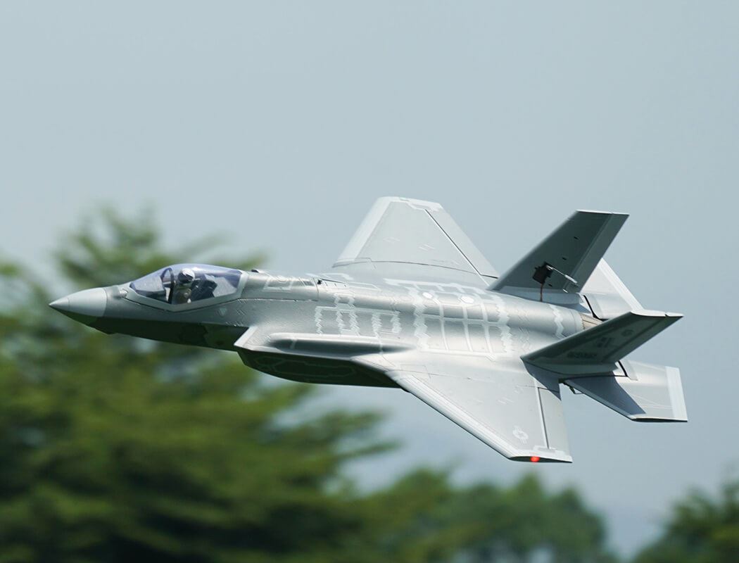 Xfly 64Mm F-35 Lightning Edf 750Mm No Retract Without Tx/Rx/Batt