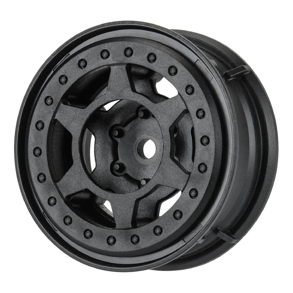 Pro 1/10 Holcomb F/R 1.55In 12Mm Crawler Bead-Loc Wheels (2) Blac