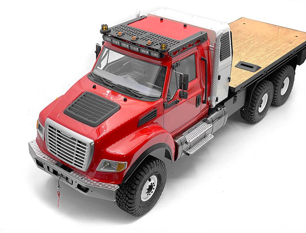 RC4WD ROOF RACK W/ LIGHT BAR & WARNING LIGHT FOR TRAXXAS TRX