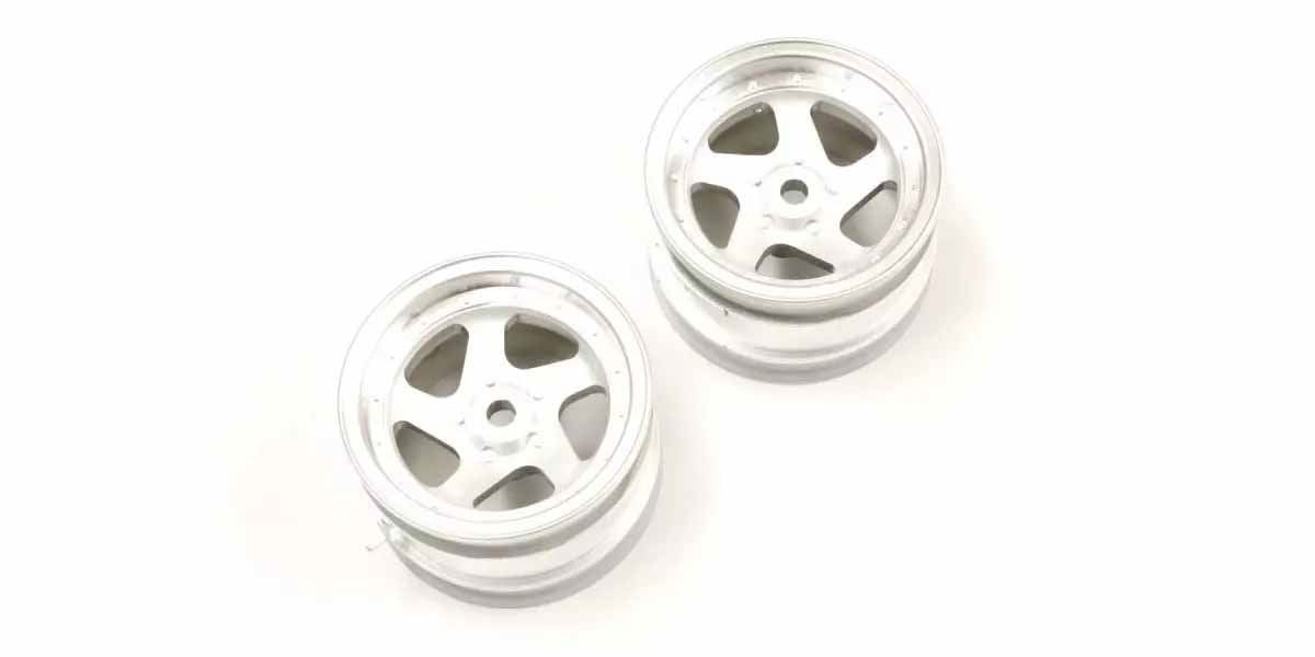Kyosho Optima Satin Chromed 1.7 Inches 5 Spokes Wheel (2)