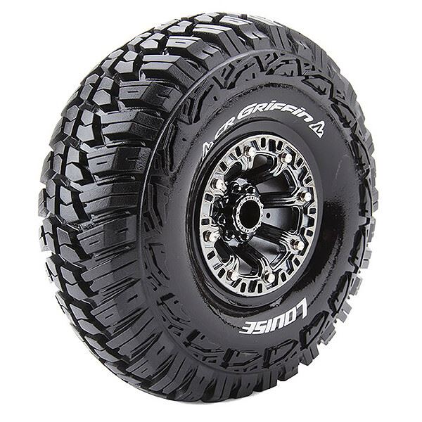 LOUISE RC CR-GRIFFIN 1/10 SU PERSOFT CHROME BLACK HEX 12MM