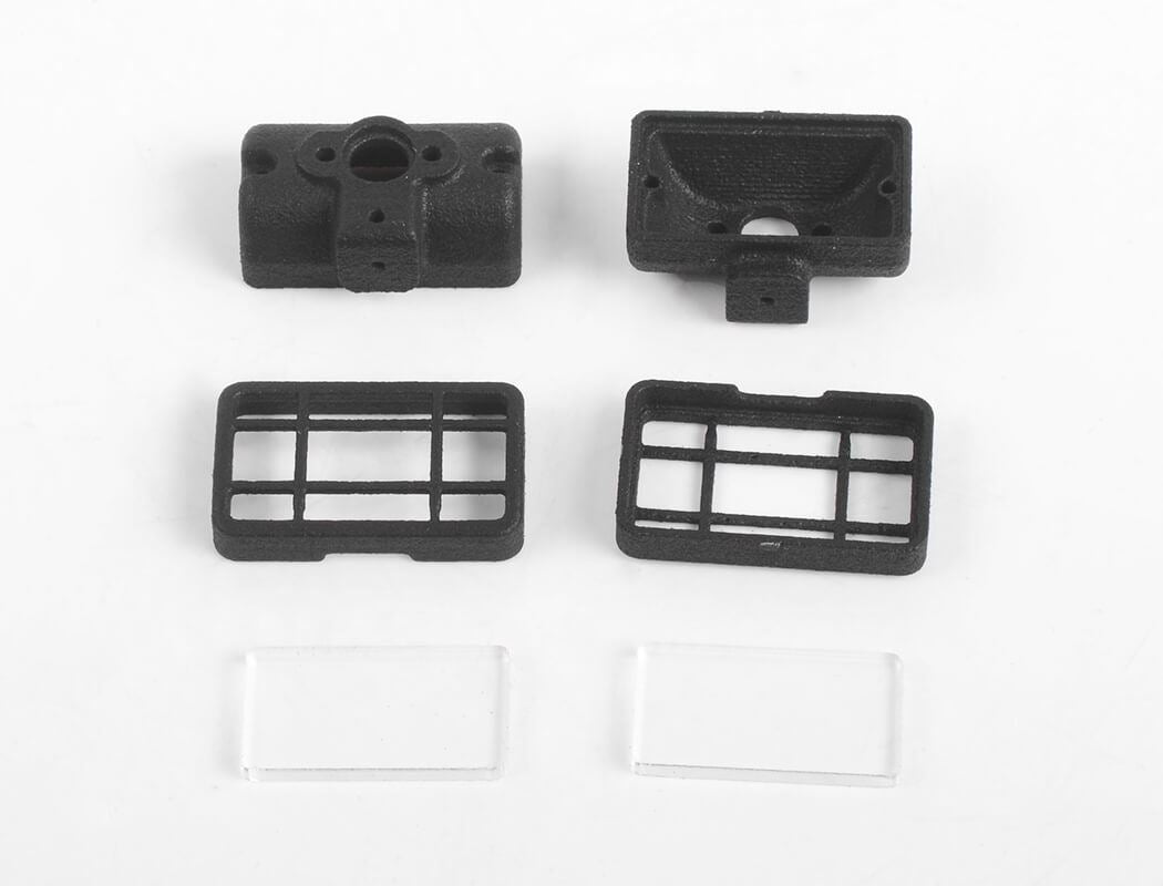 RC4WD WILD FRONT BUMPER W/FLOOD LIGHTS FOR TRAXXAS TRX-4 M-BENZ G-500