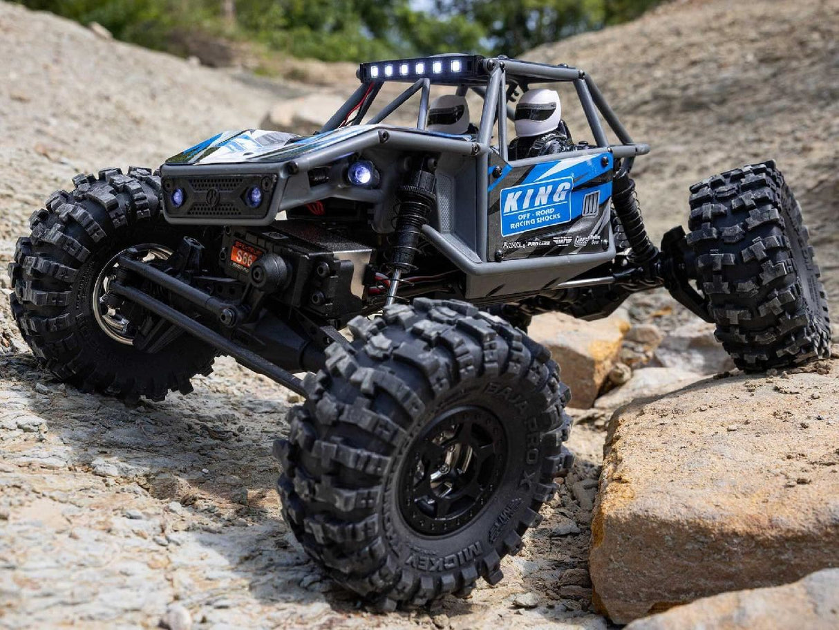 Axial 1/18 Utb18 Capra 4Ws 4Wd Trail Buggy Rtr With Bat/Chg Blue