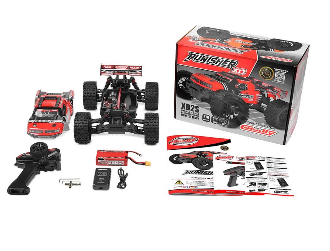 Corally Punisher Xd Rtr Truck - Blue