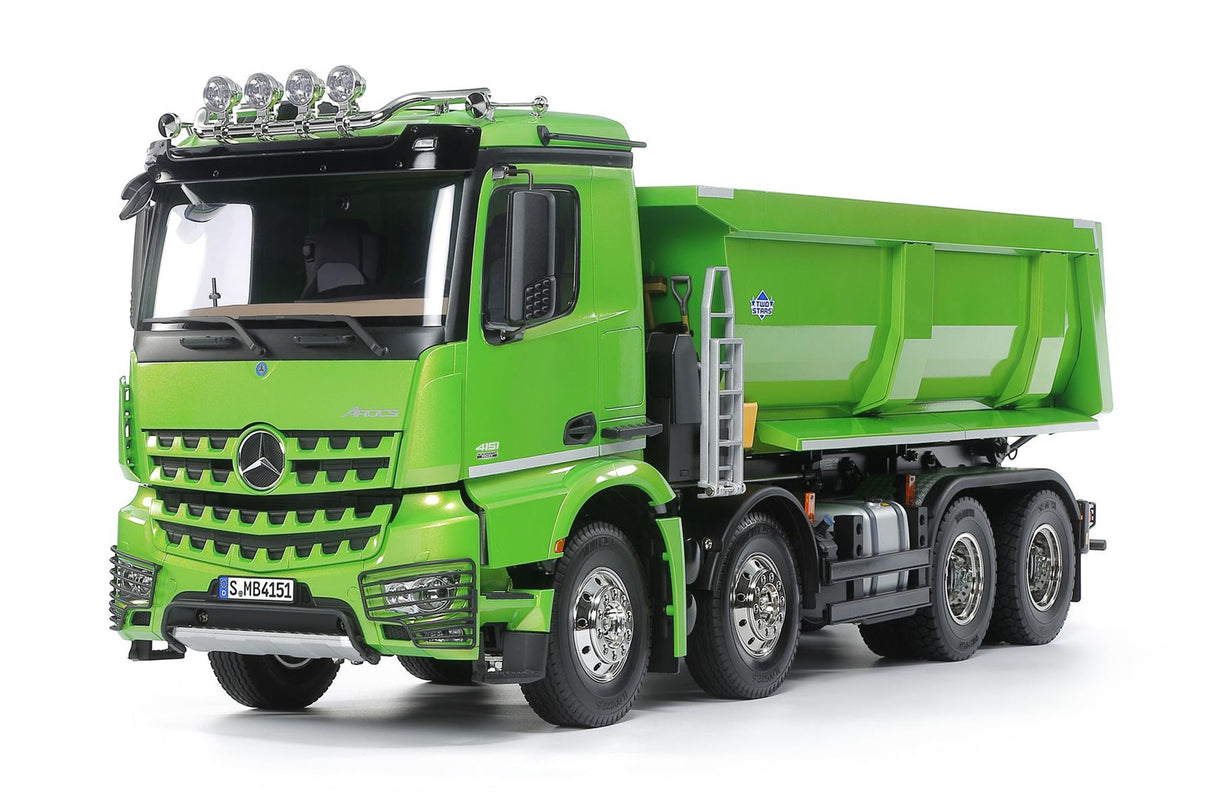 Tamiya Mercedes-Benz Arocs 4151 8X4 Tipper Truck (Candy Green Edition)