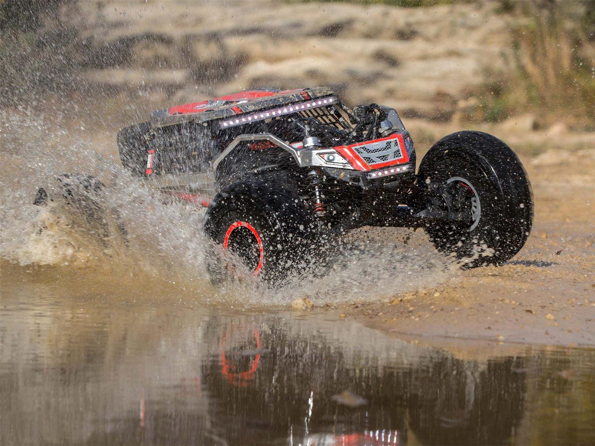 Losi Super Rock Rey: 1/6 4WD Elec Rock Racer, RTR Gray