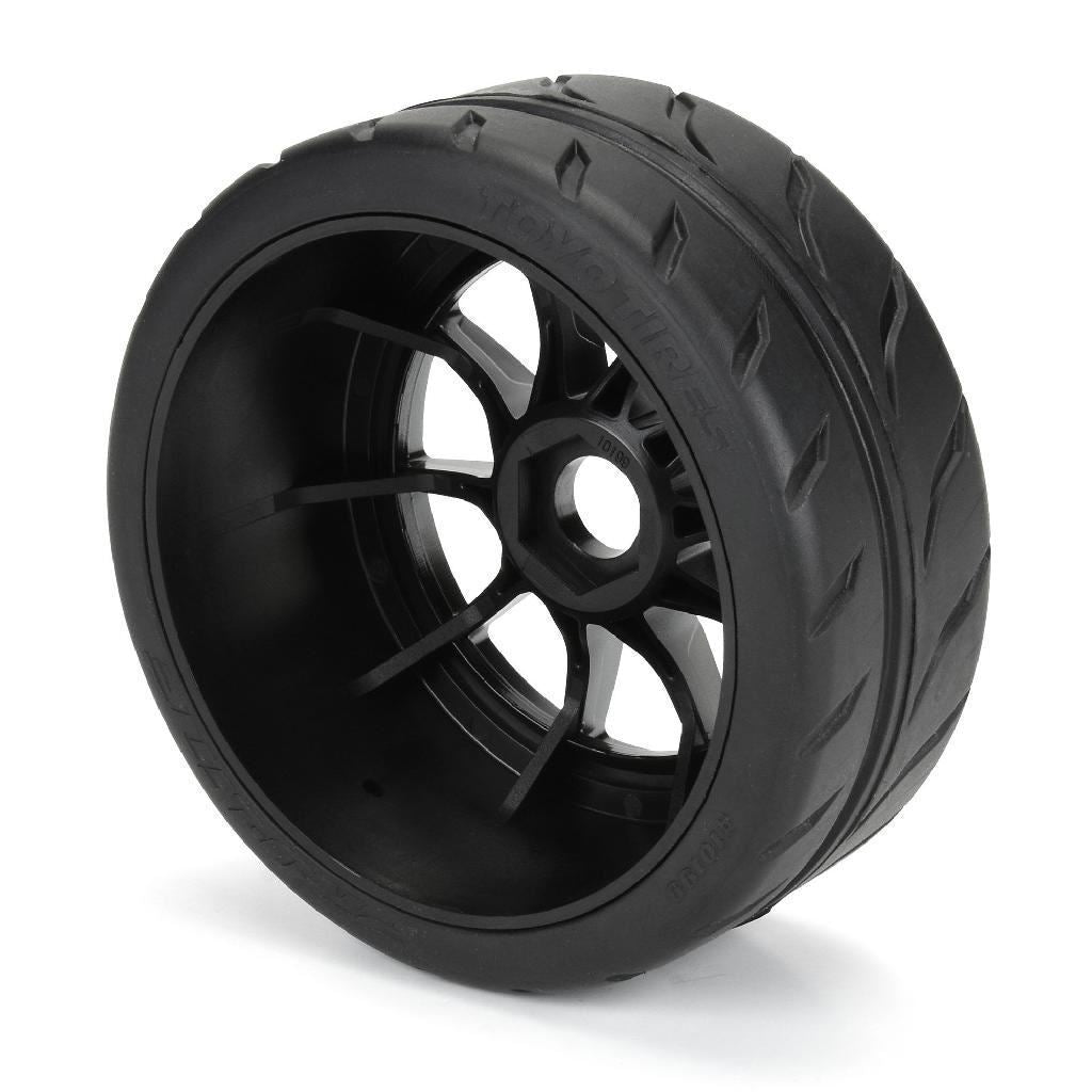 Proline 1/7 Toyo Proxes R888R S3 F/R 42/100 2.9In Belted Mtd 17mm Spe