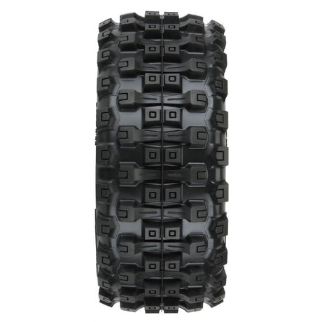 Proline 1/10 Badlands Mx28 Belted F/R 2.8In Mt Tres Mounted 12mm Blk