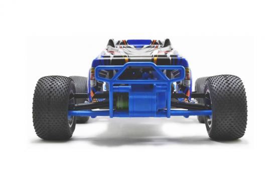 RPM BLACK REAR BUMPER for TRAXXAS ELEC RUSTLER 2WD