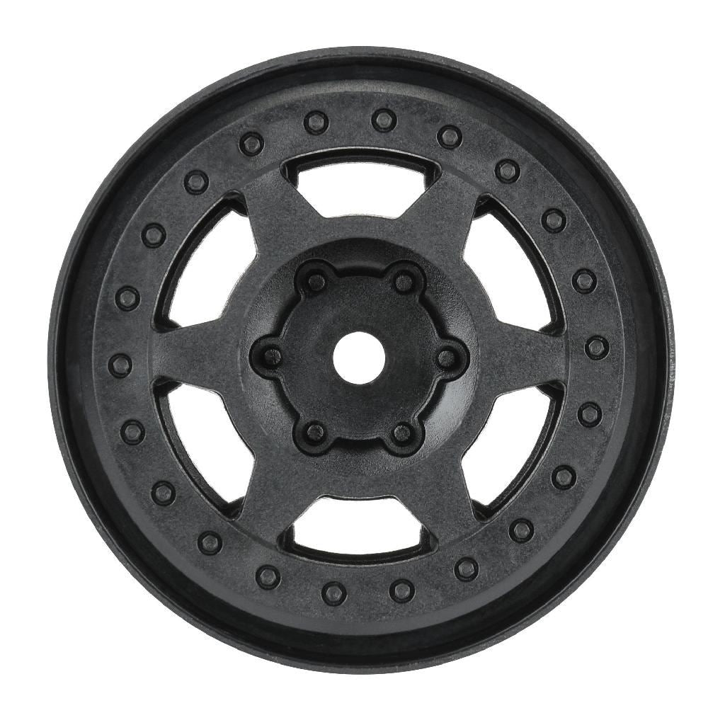 Pro 1/10 Holcomb F/R 1.55In 12Mm Crawler Bead-Loc Wheels (2) Blac