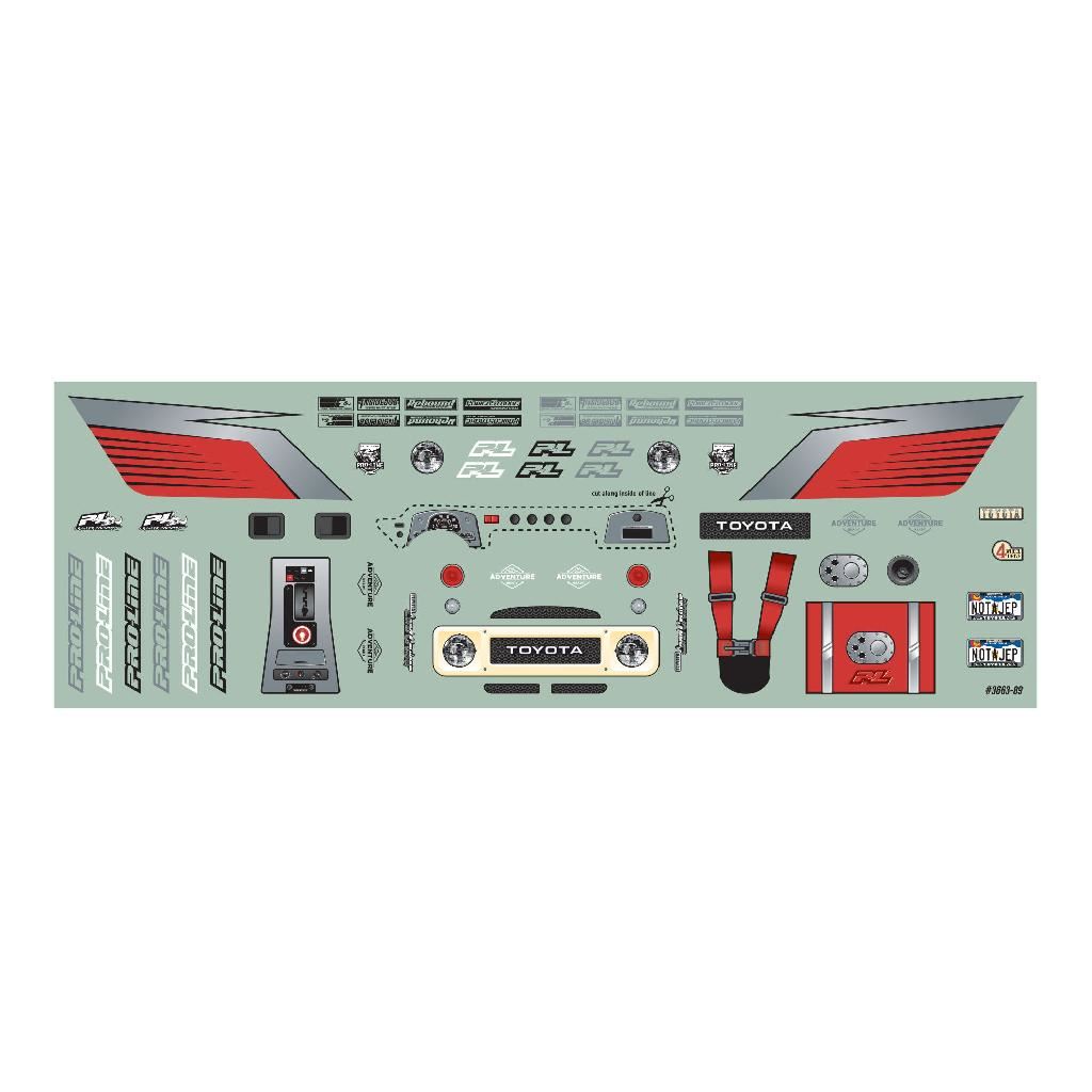 Pro 1/24 1979 Toyota Land Cruiser Fj40 Clear Body With Trail Cag