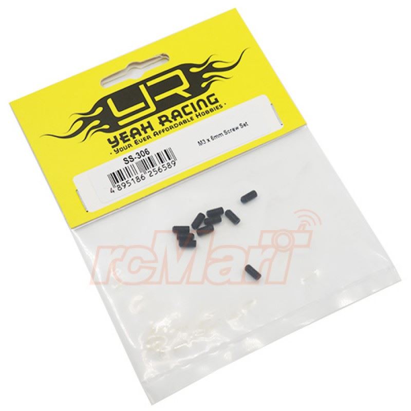 Yeah Racing Steel Set Screw M3x6mm