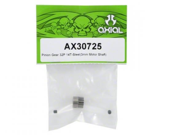 AXIAL Pinion Gear 32P 14T Steel 3mm Motor Shaft