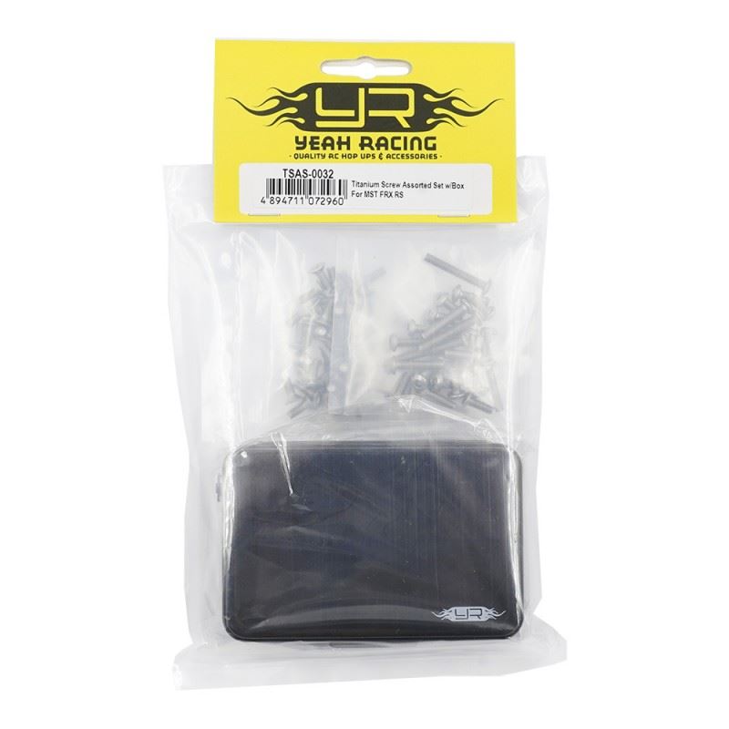 Yeah Racing Titanium Screw Assorted Set W/Box For Mst Frx Rs