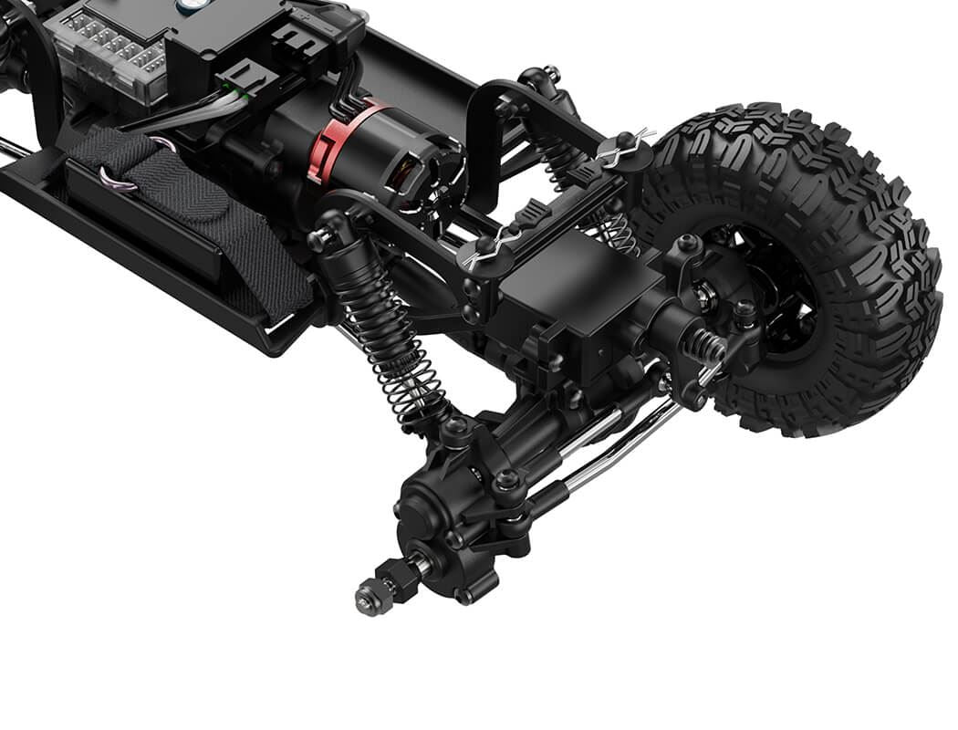 Udi Rc Ucx18 Bharal 1/18 4Wd Crawler Rtr Brushless - Black