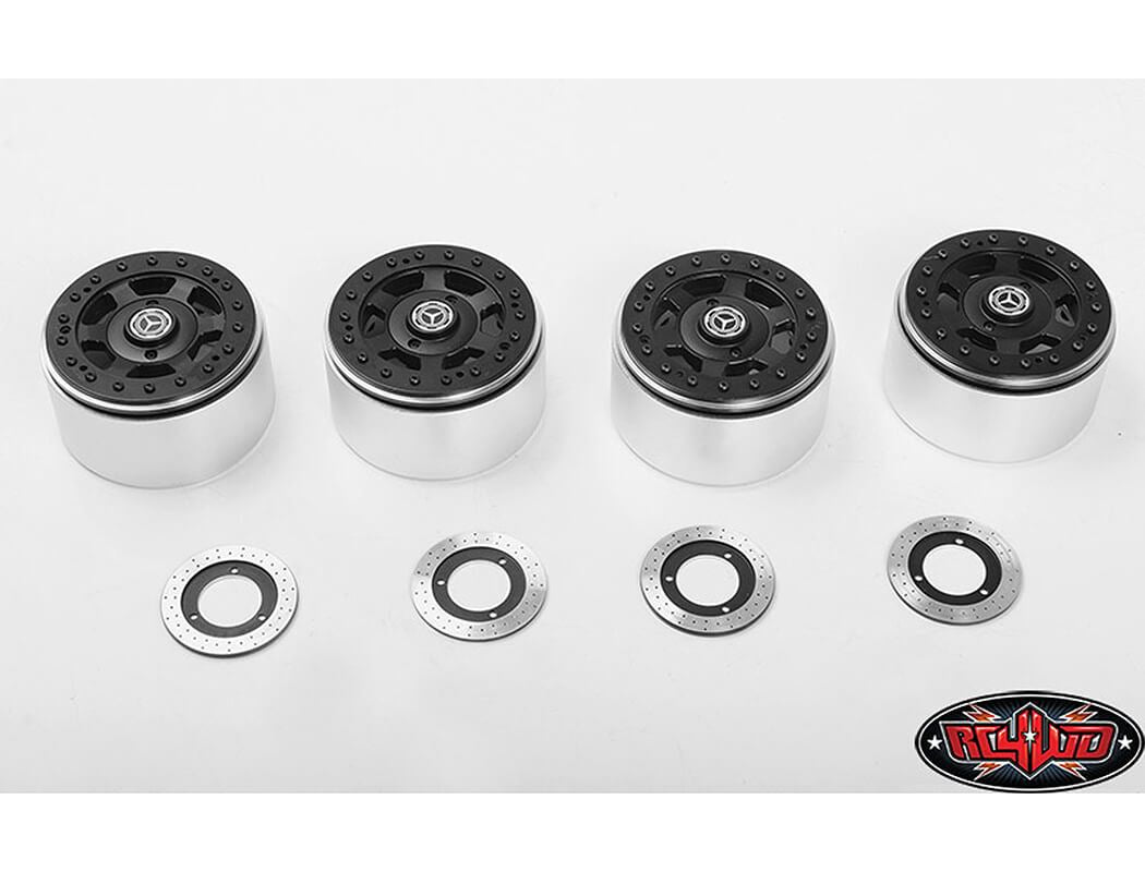 RC4WD TNK 2.2 BEADLOCK WHEELS WITH BRAKE DISCS (4X)