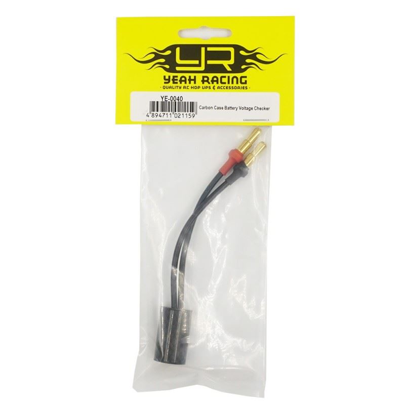 Yeah Racing Carbon Cased 1-5s Battery Voltage Checker