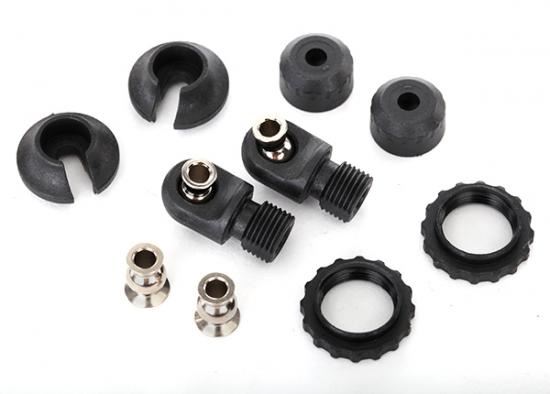 TRAXXAS Caps & spring retainers, GTS shocks (upper cap/hollow balls/