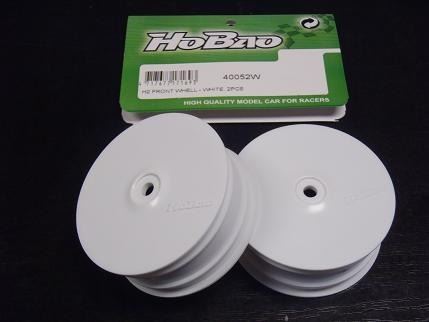 HOBAO H2 FRONT WHELL - WHITE (2)