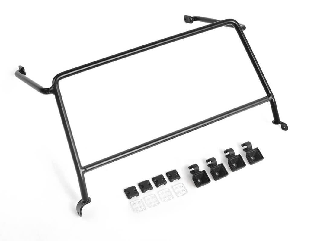 RC4WD FRONT WINDOW ROLL CAGE W/ FLOOD LIGHTS FOR RC4WD GELANDE II 2015 LAND ROVER DEFENDER D90 (PICK