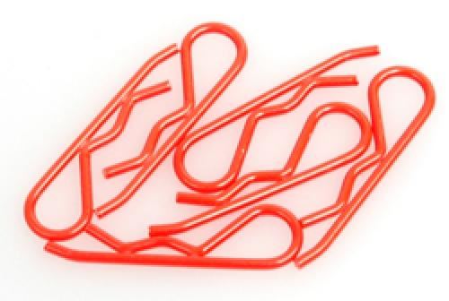 Schumacher Body Clip 1/8 - Fluorescent Red (6)