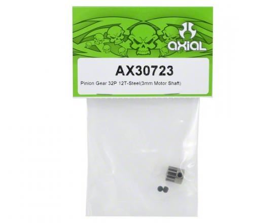 AXIAL Pinion Gear 32P 12T Steel 3mm Motor Shaft
