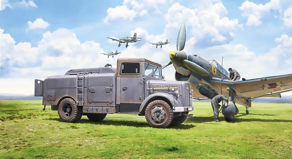 Italeri Opel Blitz Tankwagen Kfz. 385 Battle of Britain 80th