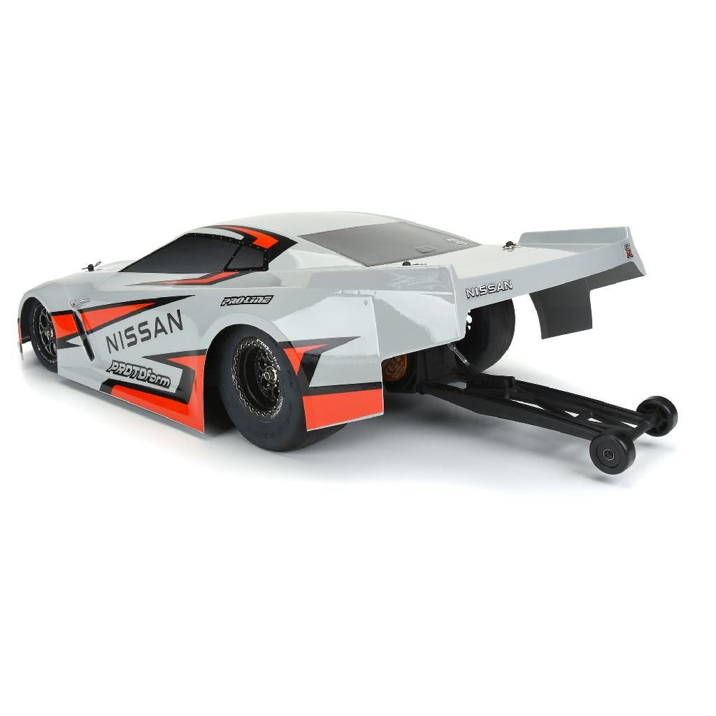 PRM 1/10 Nissan GT-R R35 Pro Mod Tough-Color Gray Body: Drag Car