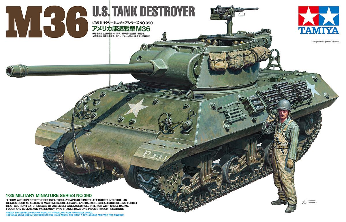 Tamiya 1/35 U.S. Tank Destroyer M36