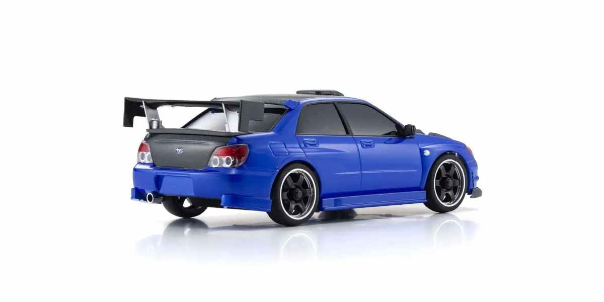 Kyosho Mini-Z Awd Subaru Impreza Wrx Aero Kit Blue (Ma020N-M/Kt531P)