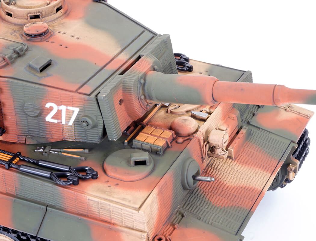 TAIGEN 1 24 TIGER 1 IR BATTLE TANK MIDDLE VERSION - CAMO
