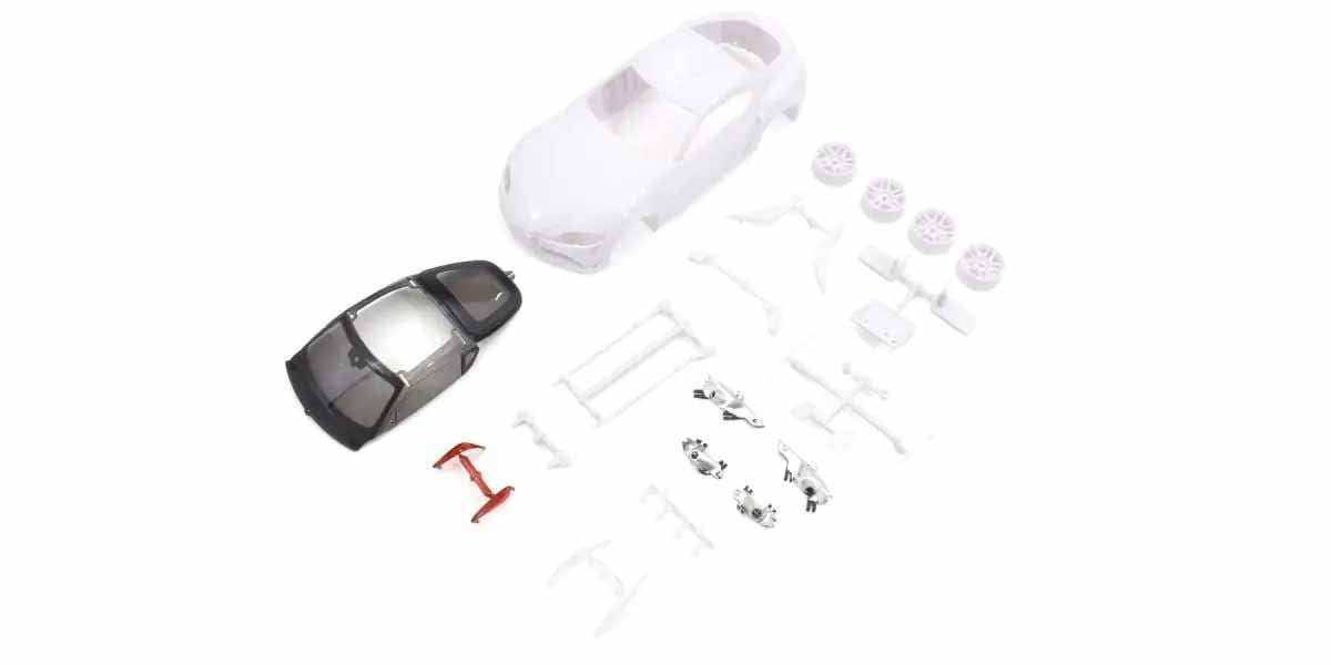 Bodyshell Toyota Gr Supra Mini-Z + 4Wd Rims (White Body)