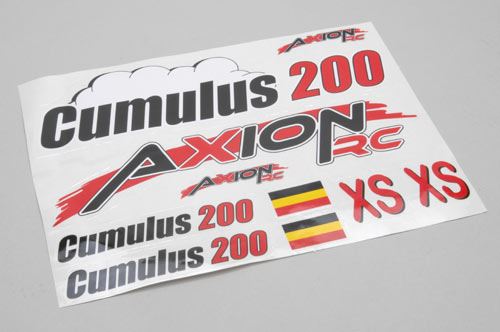 Axion RC Decal Sheet - Cumulus 200 2-3X