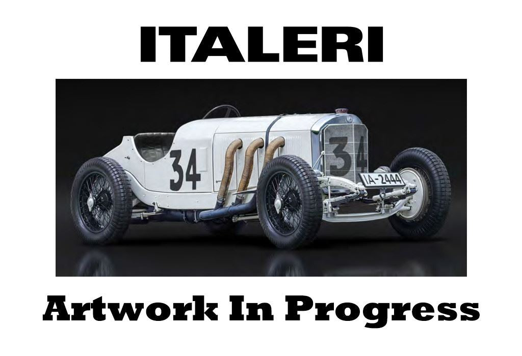 Italeri Mercedes-Benz Sskl Racing Car