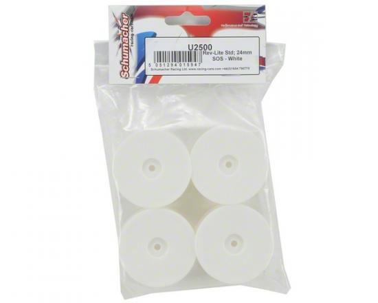 Schumacher Rev-Lite; 24mm - White (Pk4)