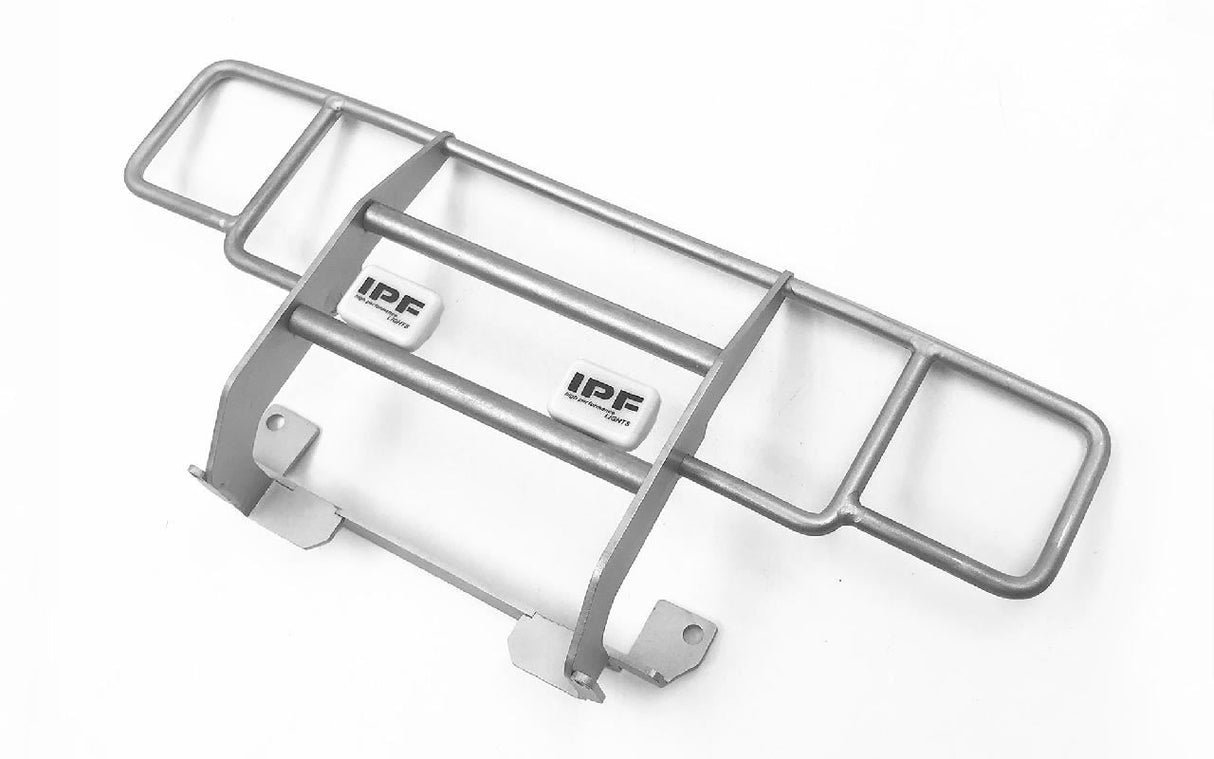RC4WD RANCH FRONT GRILLE W/IPF LIGHTS FOR TRAXXAS TRX-4 CHEVY K5 BLAZER (SILVER)