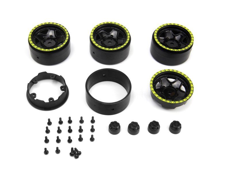 Cl-5 Beadlock Wheel 1.2In (Green/4Pcs)