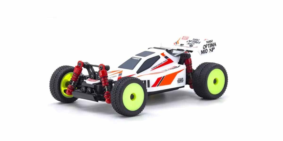 Kyosho Mini-Z Mb010 Readyset 4Wd Turbo Optima Mid Special White