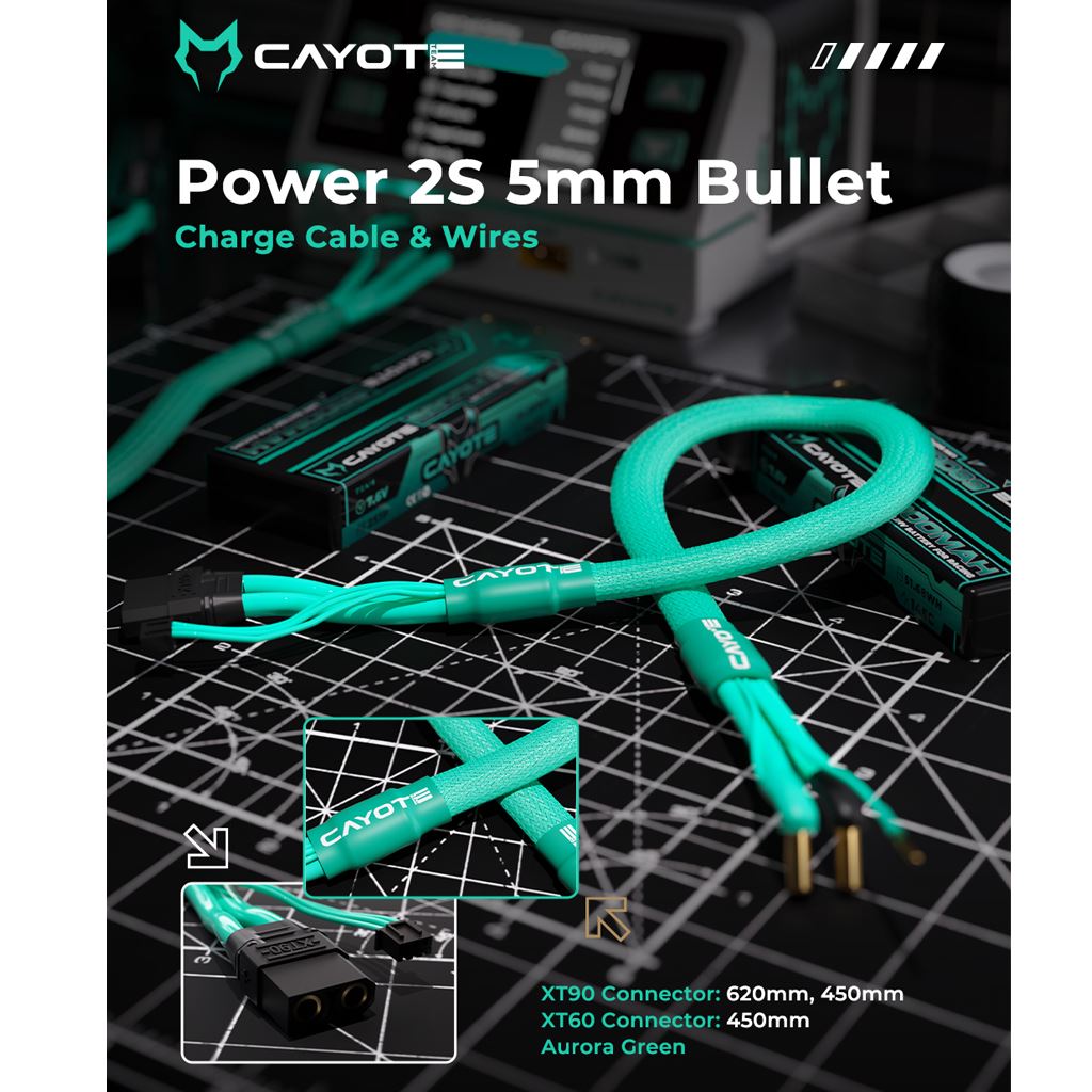 Cayote 2S Balance Charge Cable Xt90/5Mm 450Mm