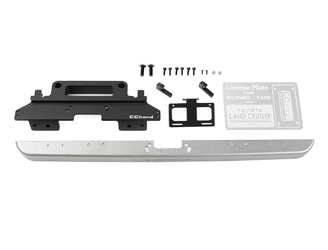 RC4WD CLASSIC FRONT BUMPER W/ LICENSE PLATE FOR RC4WD TRAIL