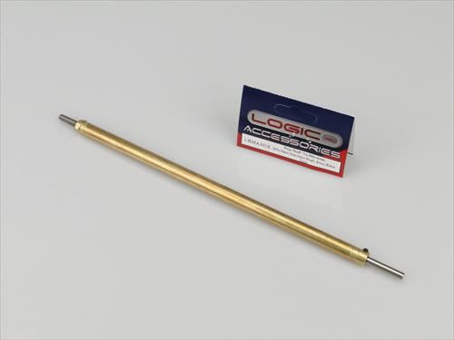 RACTIVE Prop Shaft 7in M4/4mm Stainless Shaft, 8mm dia Brass Tube
