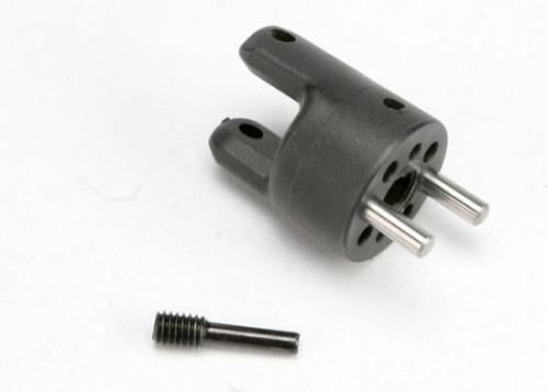 TRAXXAS Yoke, brake (1)/ torque pins (2)/ 4x15mm screw pin