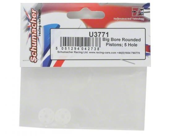 Schumacher Big Bore Rounded Pistons; 5 Hole pr