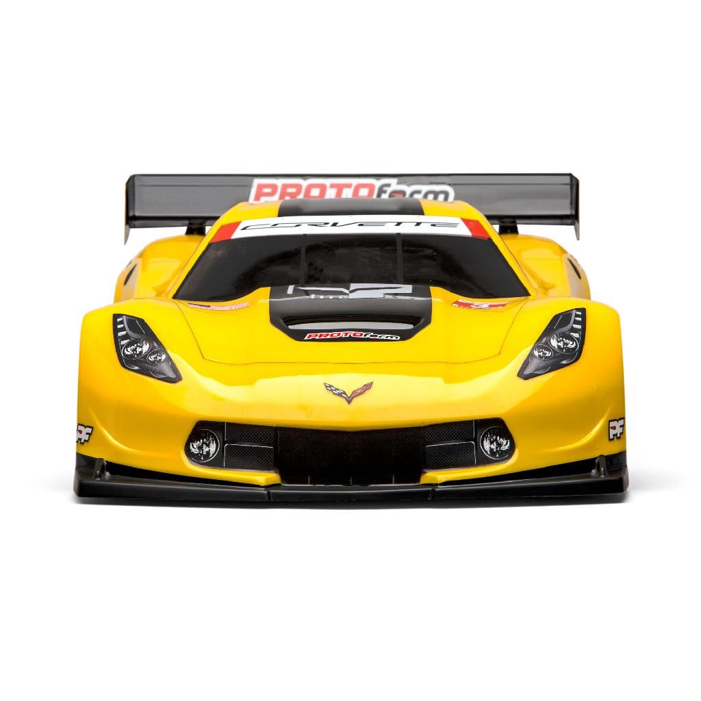 PRM 1/8 Chevrolet Corvette C7.R Clear Body: 1:8 GT (Long Wheelba